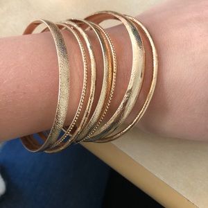 Gold bangles